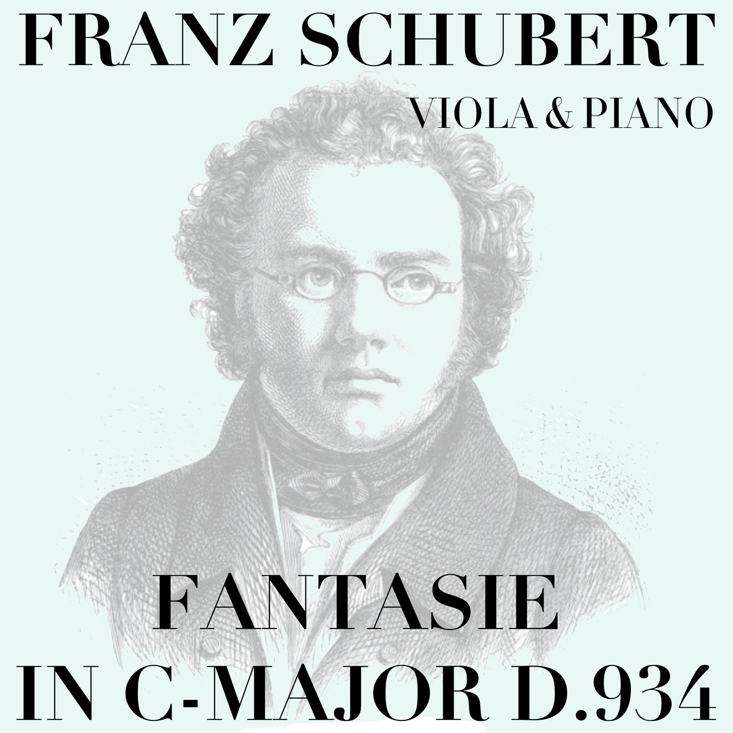 Schubert Fantasie in C-Major, D.934 for Viola and Piano (Digital PDF Only)